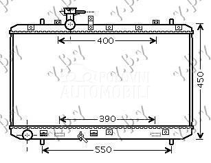 HLADNJAK MOTORA 1.5I/1.6i 16V