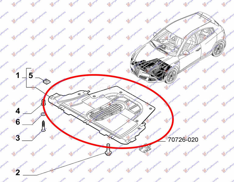 ZASTITA MOTORA PLASTICNA