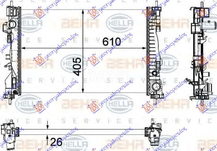 HLADNJAK MOTORA 1.4 TURBO (125