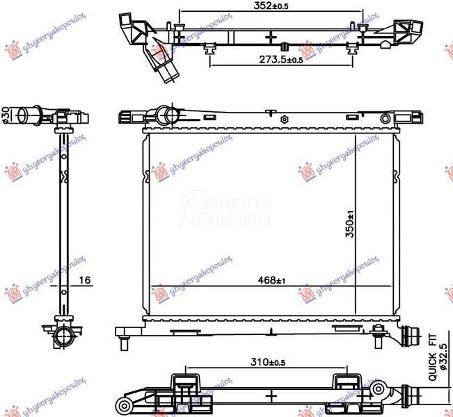 HLADNJAK MOTORA (1.0 HIBRID/BE