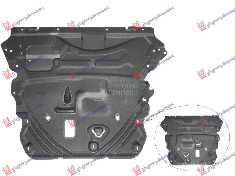 ZASTITA MOTORA PREDNJA PLASTIC