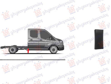 LAJSNA STUBA VRATA (OTVORENA K za Ford Transit Connect od 2019. do 2025. god.