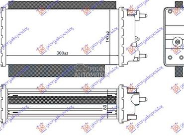 HLADNJAK INTERKULERA 1.5-1.6 T za Ford Tourneo Courier od 2013. do 2025. god.