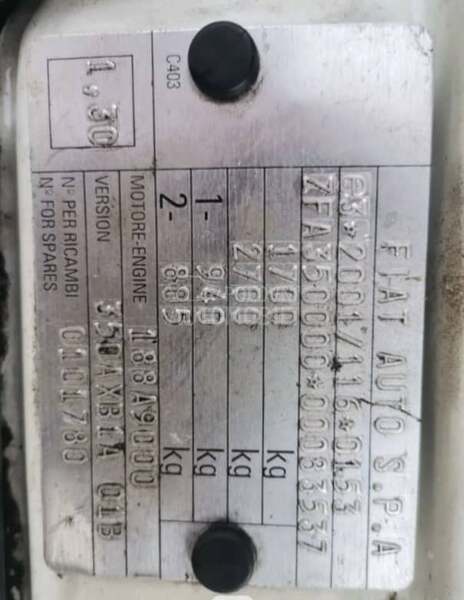 Fiat Idea 1,3 mtj