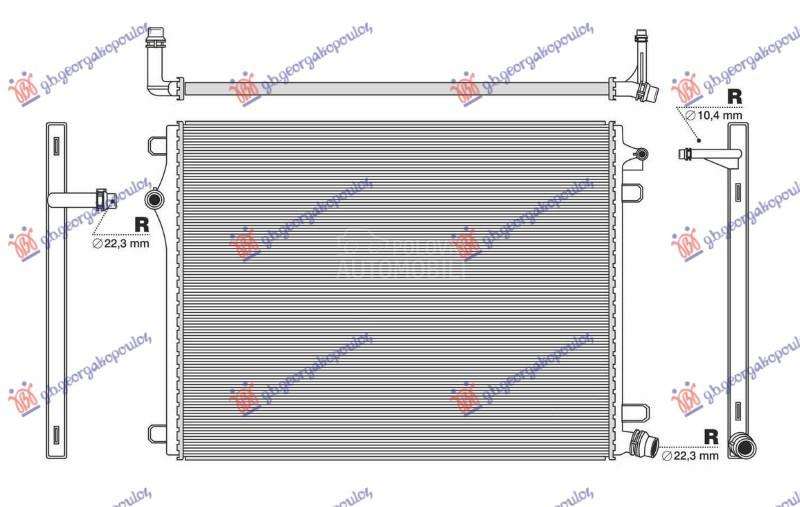 HLADNJAK MOTORA DODATNI 1.5/2.