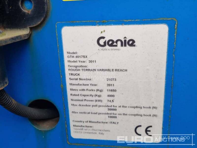 Genie najam/prodaja GTH4017