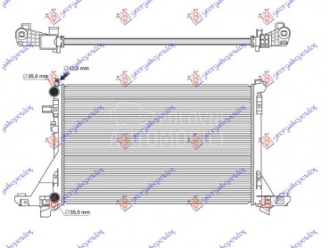 HLADNJAK MOTORA 2.3 DCI DIZEL za Nissan Nv200 od 2011. do 2025. god.