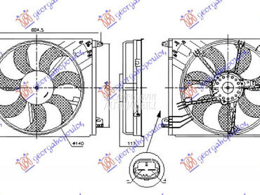 VENTILATOR KOMPLET (1.2/1.3 BE za Renault Scenic od 2016. do 2025. god.