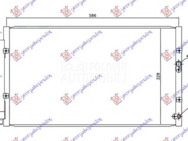 HLADNJAK KLIME 2.0i BENZIN MAN za Toyota GT86 od 2012. do 2025. god.