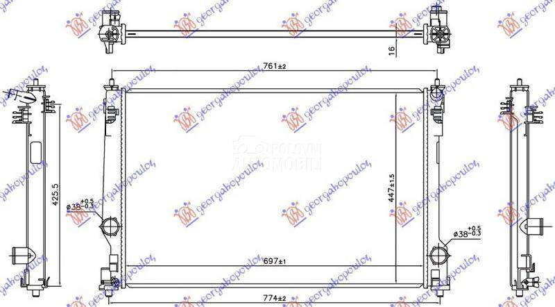 HLADNJAK MOTORA 2.0 BENZIN - 2