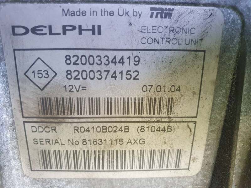 Motorni kompijuter 1.5dci