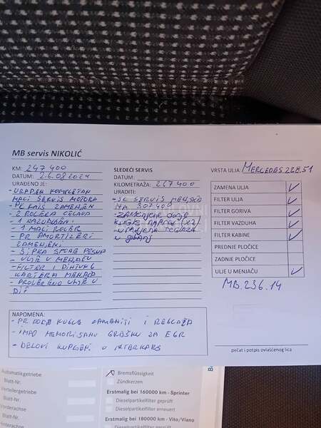 Mercedes Benz 316 CDI   CH