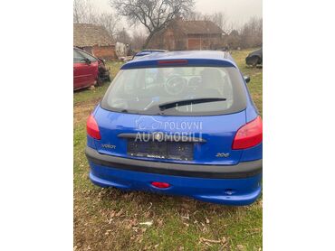 Gepek vrata za Peugeot 206