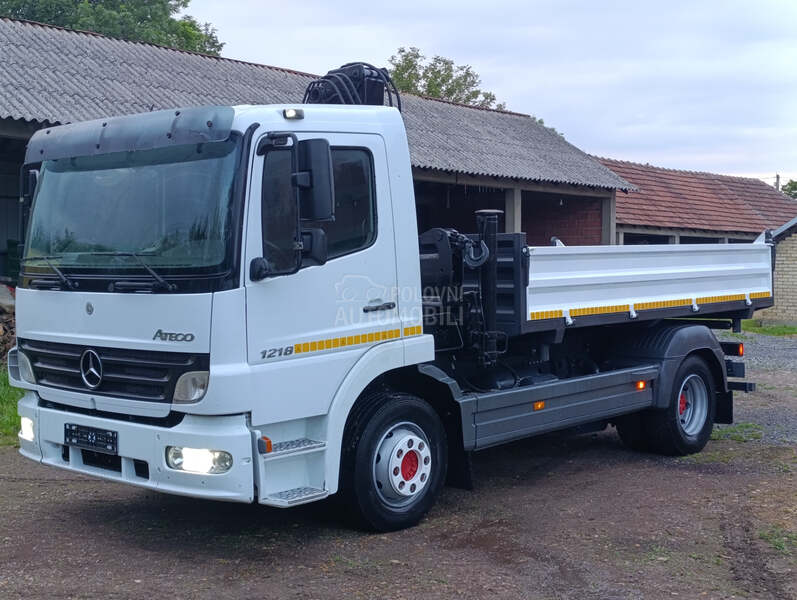 Mercedes Benz Atego 1218 kiper kran
