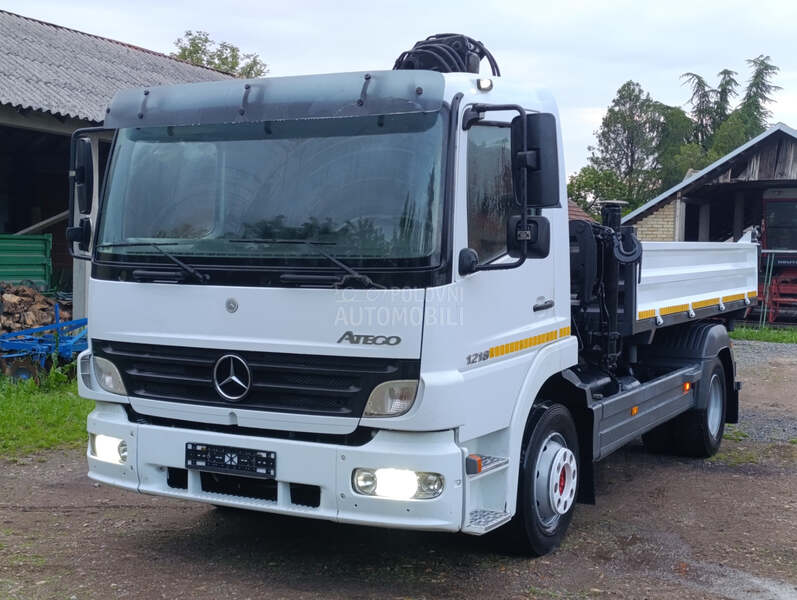 Mercedes Benz Atego 1218 kiper kran