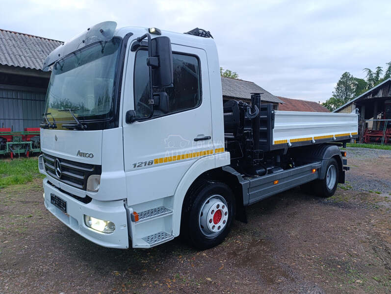 Mercedes Benz Atego 1218 kiper kran