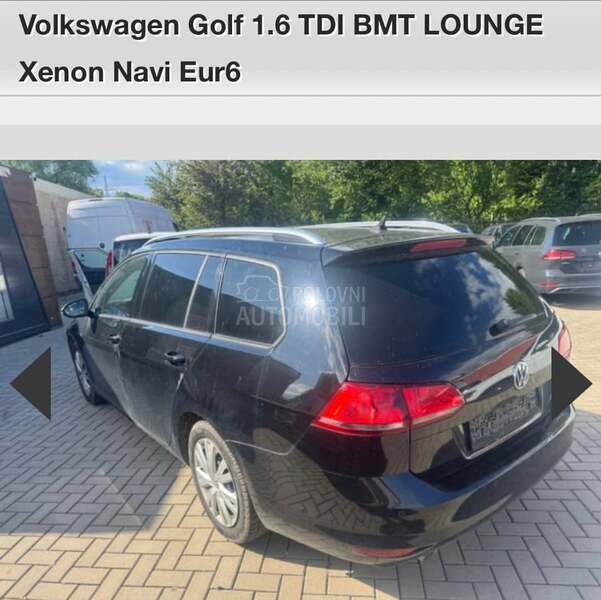 Volkswagen Golf 7 1,6 tdi lounge