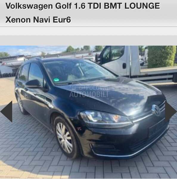 Volkswagen Golf 7 1,6 tdi lounge