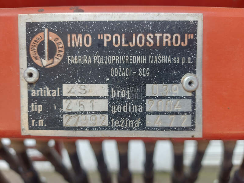 Poljostroj zs2500