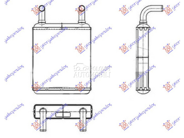 GREJAC KABINE (ZADNJI) 3.2/... za Mercedes Benz Viano od 2004. do 2010. god.
