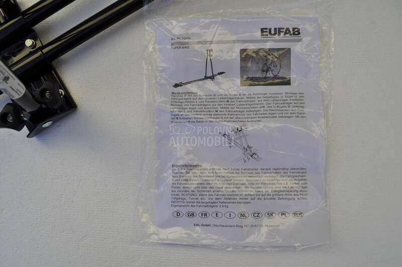 Eufab Super Bike univerzalni krovni nosac za bicikle -nosaci