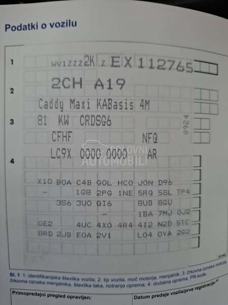 Volkswagen Caddy Maxi 4x4