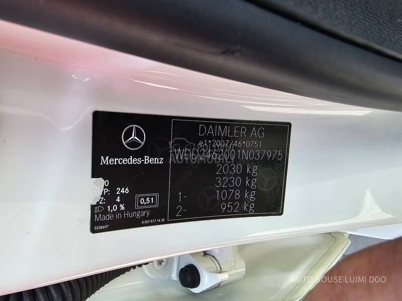 Mercedes Benz B 180 B180CDI