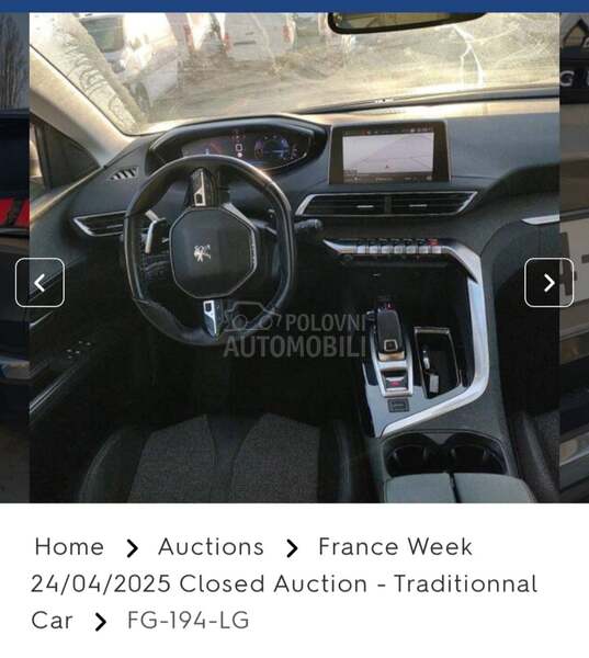 Peugeot 3008 ALLURE 8 MM lanac