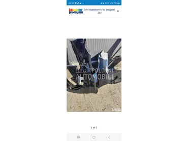 levi blatobran krilo za Peugeot 207 od 2002. do 2008. god.