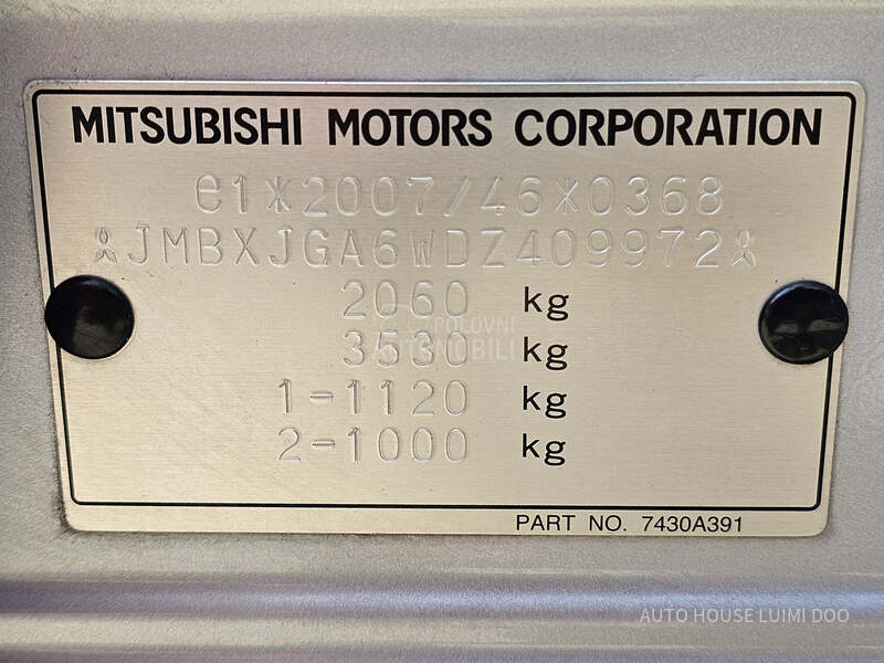 Mitsubishi ASX 1.8did 4x4 RESTAYL