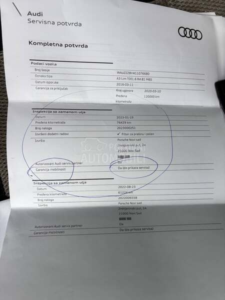 Audi A3 1.6 TDI