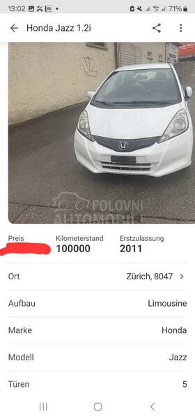 Honda Jazz I.Z.V.R.S.T.A.N