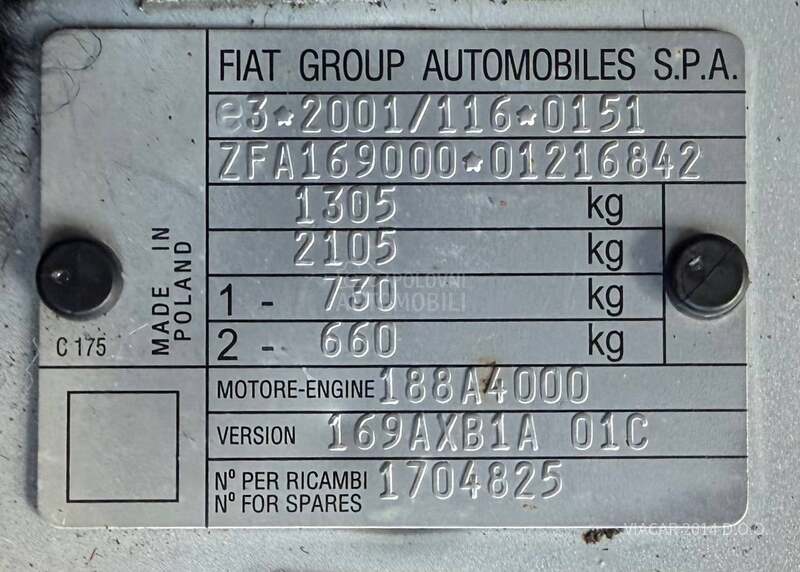 Fiat Panda 1.2 ŠVAJCARAC
