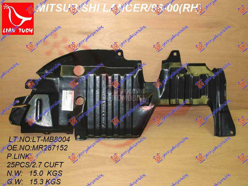 ZASTITA MOTORA PREDNJA PLASTIC
