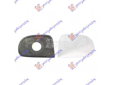 STAKLO RETROVIZORA (KONVEKSNO) za Hyundai Atos od 1999. do 2003. god.