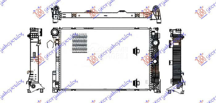 HLADNJAK MOTORA 3.0/3.5 BENZIN