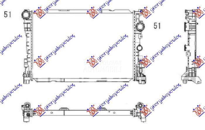 HLADNJAK MOTORA 6.2 AMG BENZIN