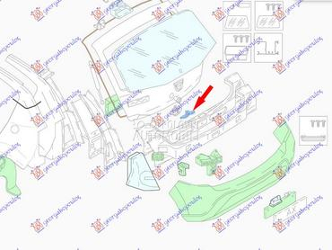 BRAVA GEPEK VRATA NA ZADNJEM V za Dacia Lodgy od 2012. do 2025. god.