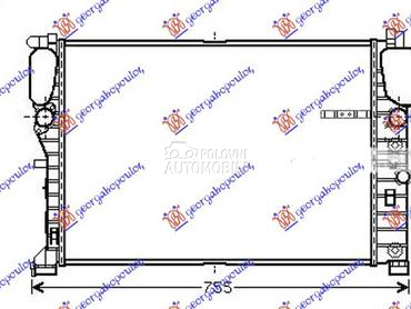 HLADNJAK MOTORA 5.5/6.2 BENZIN za Mercedes Benz CLS Klasa od 2004. do 2008. god.