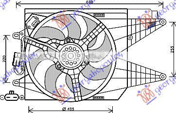 VENTILATOR KOMPLET (ABARTH) (M