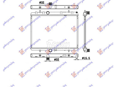 HLADNJAK MOTORA BENZIN/DIZEL ( za Citroen DS4 od 2015. do 2021. god.