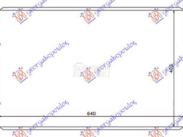 HLADNJAK MOTORA 1.5 CDi (640x4 za Mitsubishi Colt od 2008. do 2012. god.