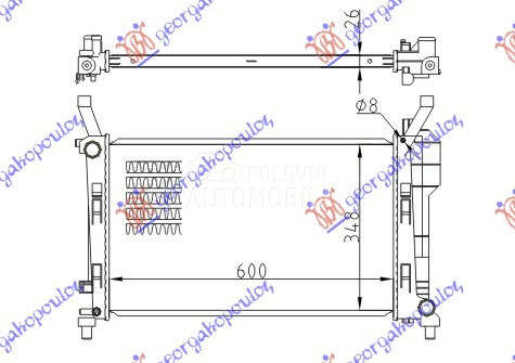 HLADNJAK MOTORA 1.5/1.7i 8V (6