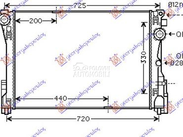 HLADNJAK MOTORA 2.1 DIZEL (AUT za Mercedes Benz CLS Klasa od 2010. do 2014. god.