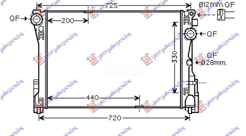 HLADNJAK MOTORA 2.1 DIZEL (AUT