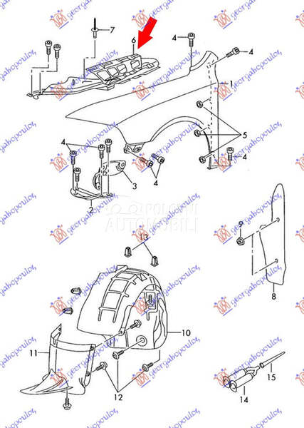 NOSAC PREDNJEG BLATOBRANA GORN
