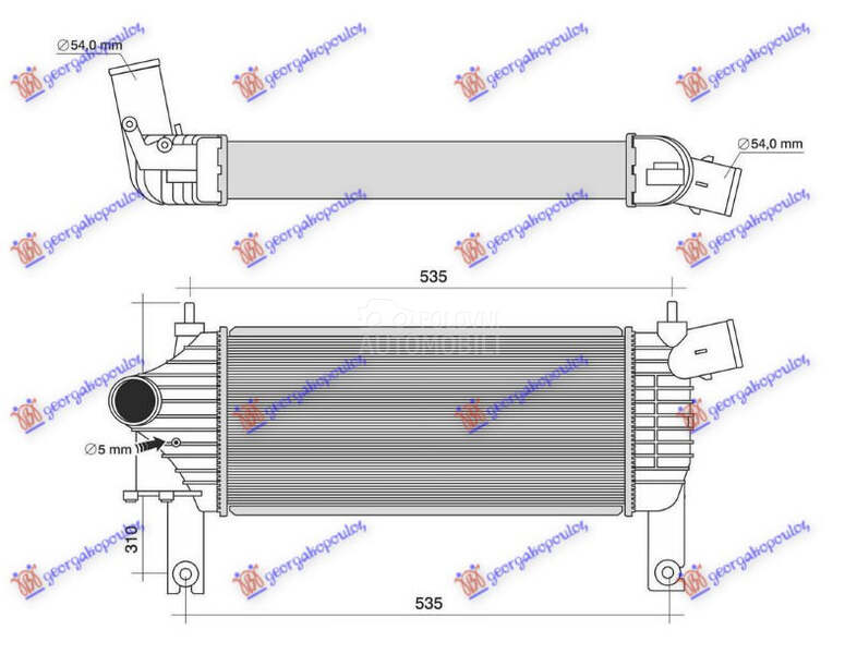 HLADNJAK MOTORA 2.5-3.0 DCI DI
