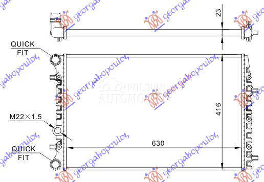 HLADNJAK MOTORA ZA SVE MODELE