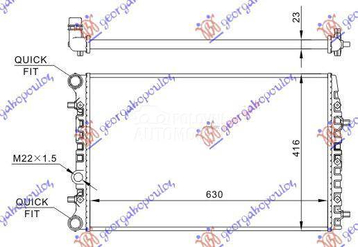 HLADNJAK MOTORA ZA SVE MODELSE