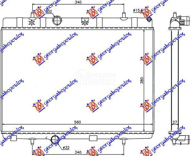 HLADNJAK MOTORA BENZIN/DIZEL (